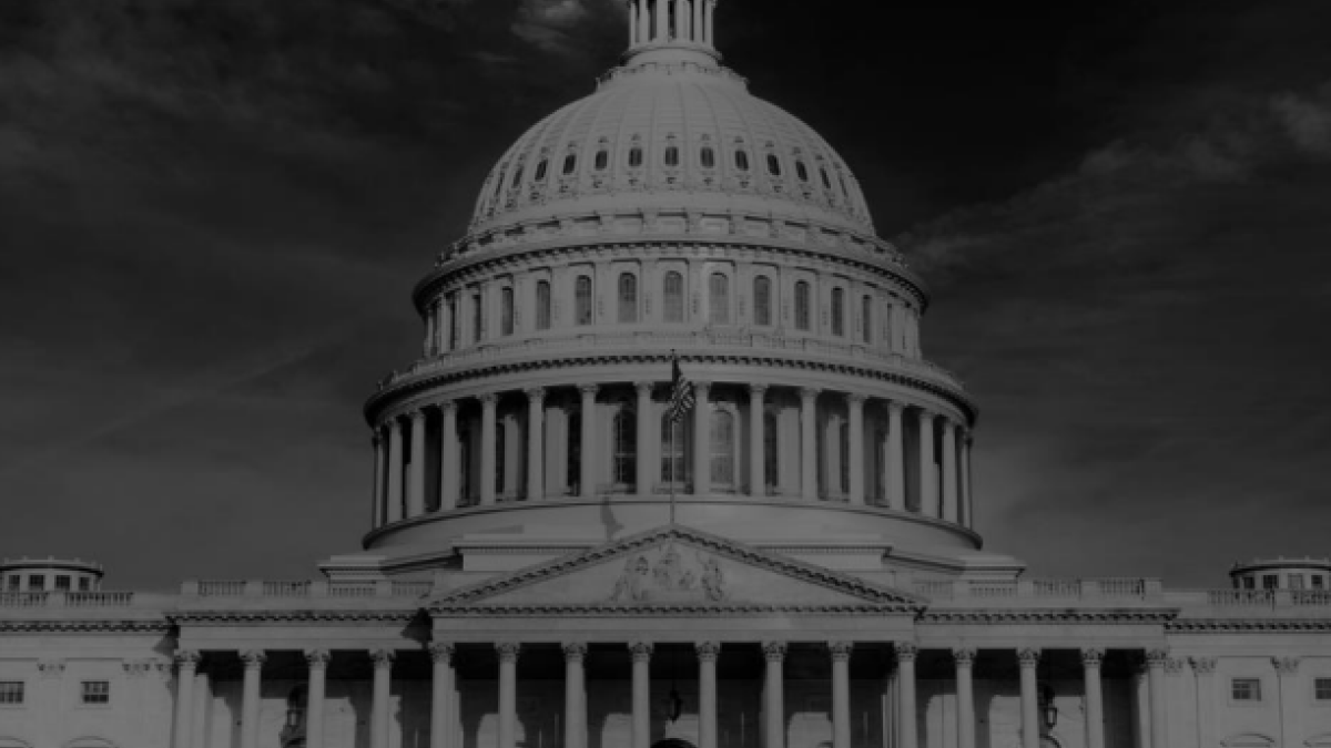 Black and White photo of capitol