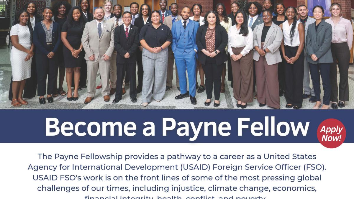 Payne Fellowship accepting applications