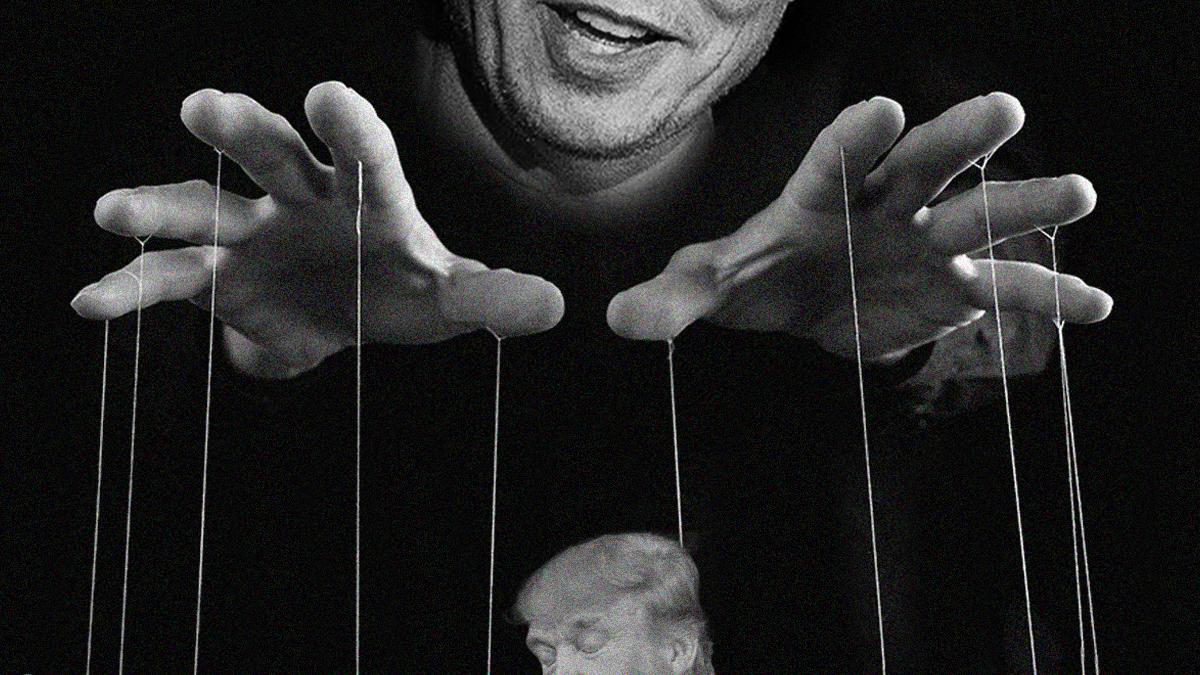 Elon Musk puppeting Trump