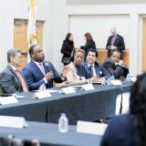 Congressman Jackson Speaking at the roundtable 