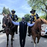Congressman Jackson attends Alderman David Moore's Memorial Day Parade to honor America's veterans.