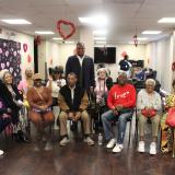 Valentines Senior Home Visit