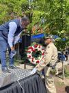 Congressman Jackson attends Alderman David Moore's Memorial Day Parade to honor America's veterans.