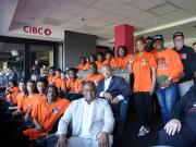 Rep. Jackson and Rev. Jesse Jackson Meet with Leo High School Choir