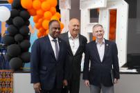 Congressman Jackson at the Leo High School Ribbon Cutting