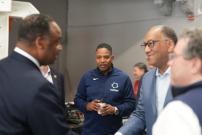 Congressman Jackson at the Leo High School Ribbon Cutting