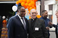 Congressman Jackson at the Leo High School Ribbon Cutting