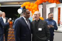 Congressman Jackson at the Leo High School Ribbon Cutting