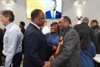 Congressman Jackson at the Leo High School Ribbon Cutting