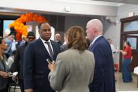 Congressman Jackson at the Leo High School Ribbon Cutting