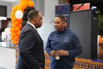 Congressman Jackson at the Leo High School Ribbon Cutting