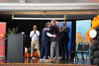 Congressman Jackson at the Leo High School Ribbon Cutting