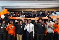Congressman Jackson at the Leo High School Ribbon Cutting
