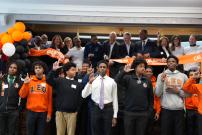 Congressman Jackson at the Leo High School Ribbon Cutting