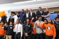 Congressman Jackson at the Leo High School Ribbon Cutting