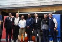 Congressman Jackson at the Leo High School Ribbon Cutting