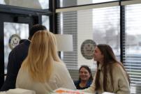 Congressman jackson shaking hands with military academy nominee