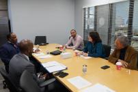 Congressman jackson with military academy judges